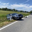 Unfall mit vier Fahrzeugen auf der L203  in Lustenau fordert drei Schwerverletzte