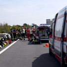 Schwerer Unfall auf A6
