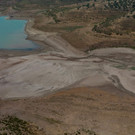 Spanischer Stausee ausgetrocknet