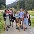 Alpabtrieb von der Alpe Vergalden