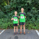 Ben Nr. 205 und Alex Nr. 206 beim Pfänderlauf