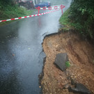 Hangrutsch am Pfänder / Hochwasser vom 18.09.2022