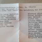 Volksschule Lochau 1963 Klasse 1 Namen DOKU.jpg