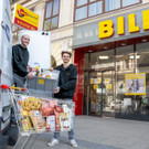 Billa spendet Lebensmittel 
