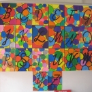 bunte Buchstaben