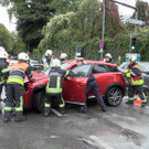 Verkehrsunfall in Bregenz vor dem Citytunnel