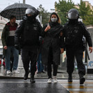 Frauen protestieren in Russland