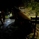 Alkoholisierter Pkw-Lenker fährt in Hörbranz in Straßengraben