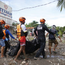 Sturmflut auf den Philippinen