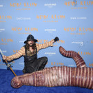 Heidi Klum als Riesenwurm zu Halloween 2022