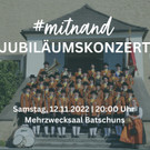 Einladung Jubiläumskonzert 2022
