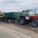 Schrott-Traktor in NÖ gestoppt