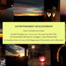 Adventmoment im Klosterhof