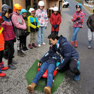 Schulsport - Rodeln im Eiskanal