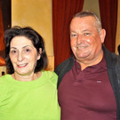 Antonella und Hans Hofer waren gespannt auf die waren gespannt auf das Weinangebot von Nicolis.JPG