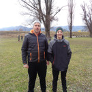 Martin und Alex bei der Lustenauer Crosslaufserie
