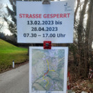 Bauarbeiten am Schwendeweg - Wasserversorgung, Straßenneubau und Bachsanierung