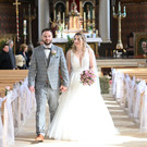 Kirchliche Hochzeit.