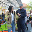 Actionreiche Schauübung am Kirchplatz