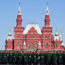Militärparade auf Rotem Platz in Moskau zum Siegestag