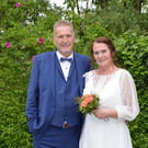 Elke Geiger und Albert Puelacher feierten Hochzeit auf dem Standesamt.