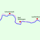 Radtour dem Rhein entlang nach Basel