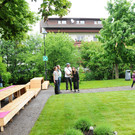Viel Farbe für den einstigen Schulhof Markt