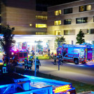 Verheerendes Feuer in Landesklinikum Mödling