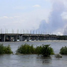 Überflutungen  nach Staudamm-Sprengung