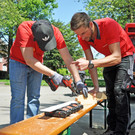 Hilti-Mitarbeiter in der Essbaren Stadt