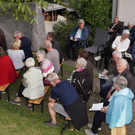 Mai-Andacht und Neugestaltung Weg-Kreuz Töbeleweg in Hofen