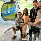 Amelie Ricca in der Muttersberg TV Gondel