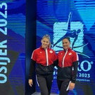 Miriam Bernhard beim Weltcup in Osijek