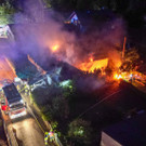 Brand nach Gasexplosion in OÖ: Zumindest ein Verletzter