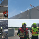 Feuer in Logistikzentrum 