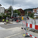 Straßensperre in Lingeau