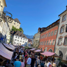 Bilder vom ersten Nachtflohmarkt in Feldkirch