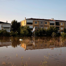 Überschwemmungen in der griechischen Stadt Larisa