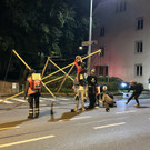 Extinction Rebellion mit Protestaktion vor dem Landhaus in Bregenz 