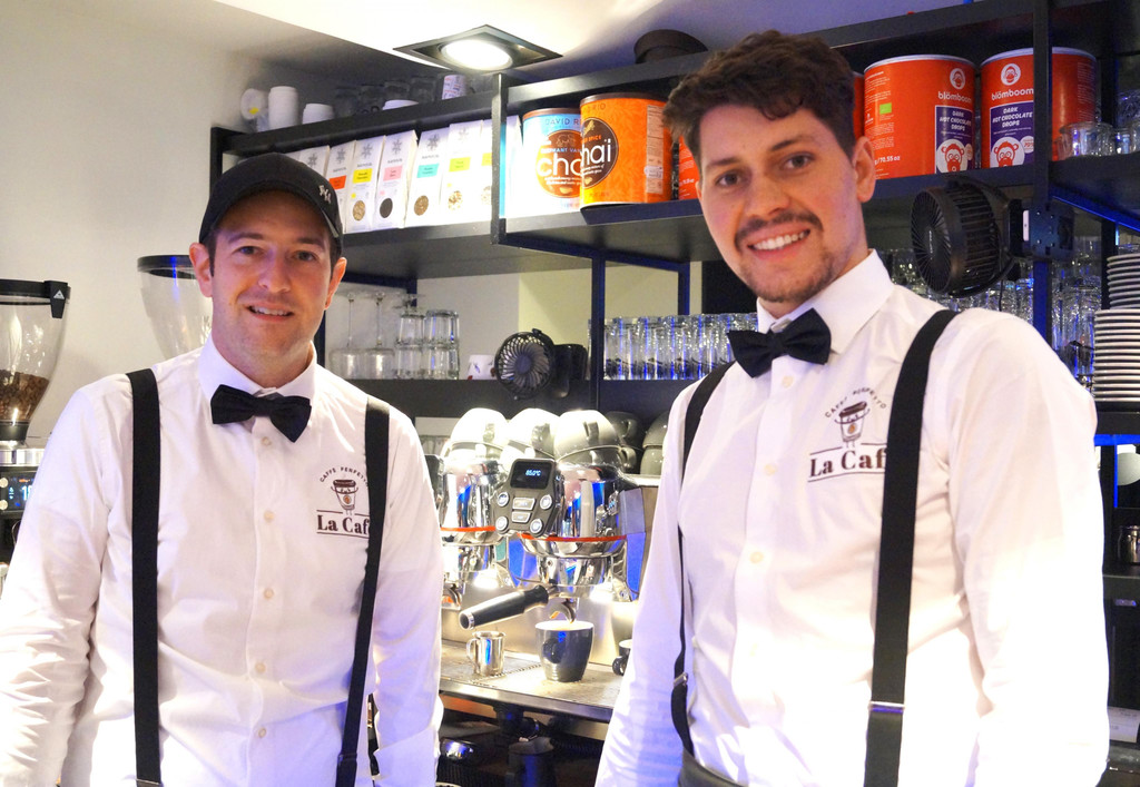Das La Cafe Team Manuel Vetter und Claudio Errico.JPG