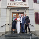 Standesamtliche Hochzeit.