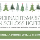 Lochau Schloss Hofen Weihnachtsmarkt_TERMIN Dezember 2023 Plakat 2023.jpg