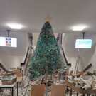 weihnachtlicher Empfang im Eingangsbereich des BGB