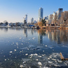 Warnung vor dem Eislaufen auf Naturgewässern