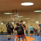 Trainingslager in der Ringerhalle Götzis mit dem ASV Schorndorf/Baden Württemberg