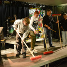 Den Rhythmus im Besen