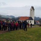 Winterwanderung von Möggers zum Pfänder