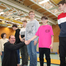 Siegerehrung Turn 10 Schulmeisterschaft Mittelschule Wolfurt