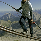Hochseilartist Nock schaffte Rekord auf Zugspitze