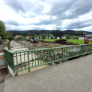 Hochwasserschutzprojekt Ruggbach - Dokumentation Baufortschritt im Bereich L18 Brücke Hörbranzer Straße